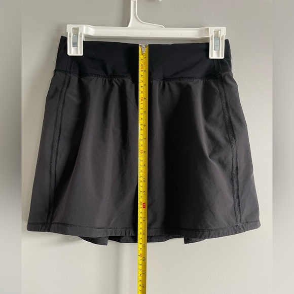 🍋Lululemon Pace Rival Mid-Rise Tennis Skirt in Black - Picture 9 of 12